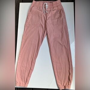 Celebrity Pink Women’s Baby Pink Pull On Cargo‎ Tie Joggers size XS